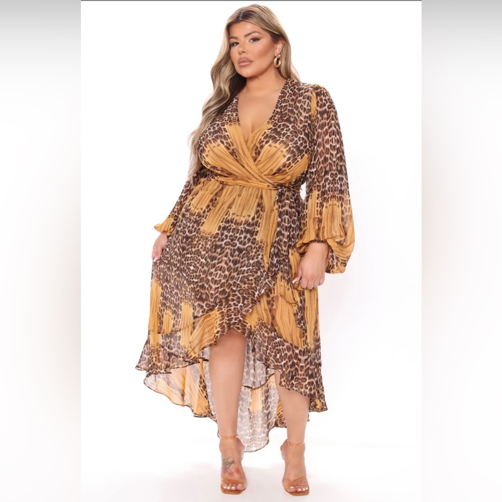 Long sleeve midi dress